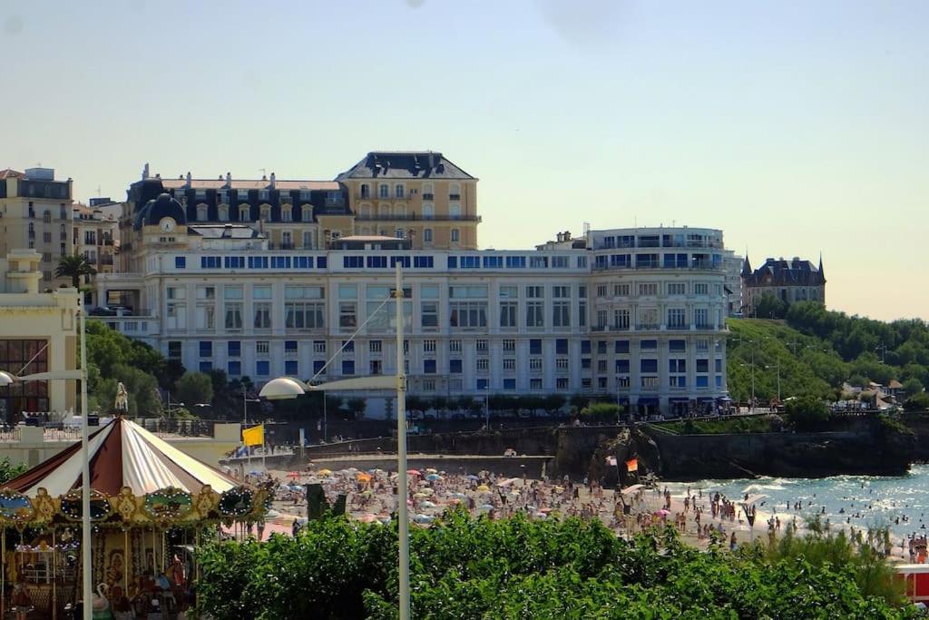 Appartement Le Sahel - Vue Imprenable Sur L'Ocean Biarritz Exterior foto