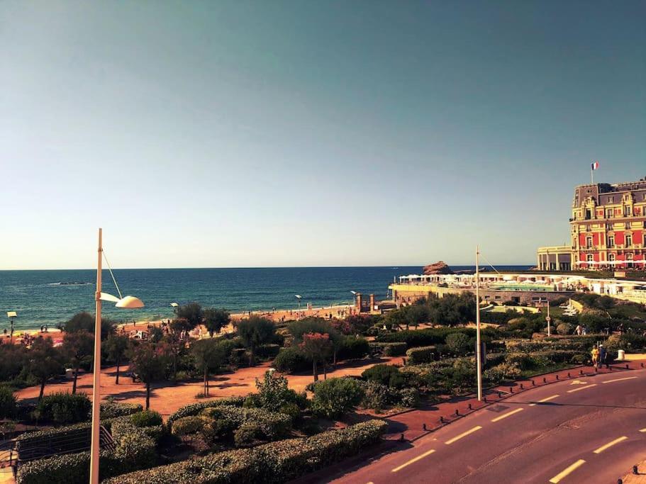 Appartement Le Sahel - Vue Imprenable Sur L'Ocean Biarritz Exterior foto