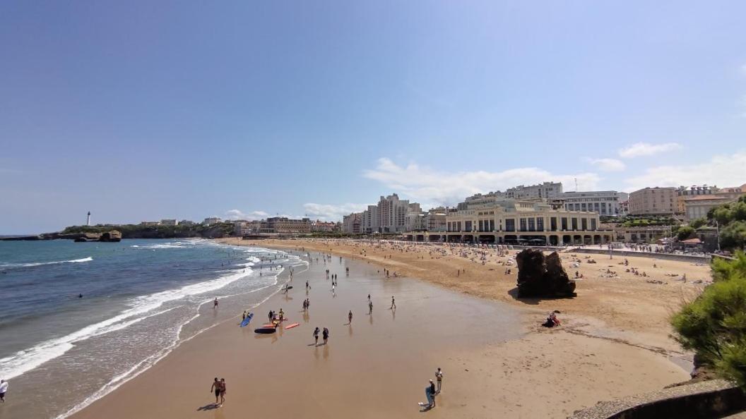 Appartement Le Sahel - Vue Imprenable Sur L'Ocean Biarritz Exterior foto