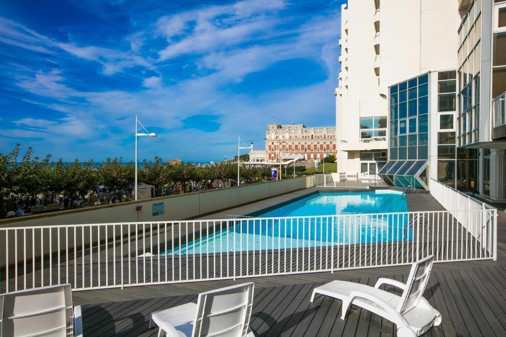 Appartement Le Sahel - Vue Imprenable Sur L'Ocean Biarritz Exterior foto